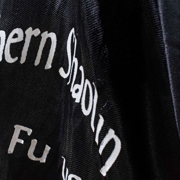 Shaolin Warriors Kung Fu USA Bomber Jacket Small VTG 90s Streetwear New York - Picture 4 of 7